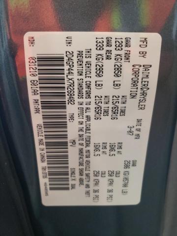 Photo 10 from auction – 2007 DODGE GRAND CARA with VIN 2D4GP44LX7R268482