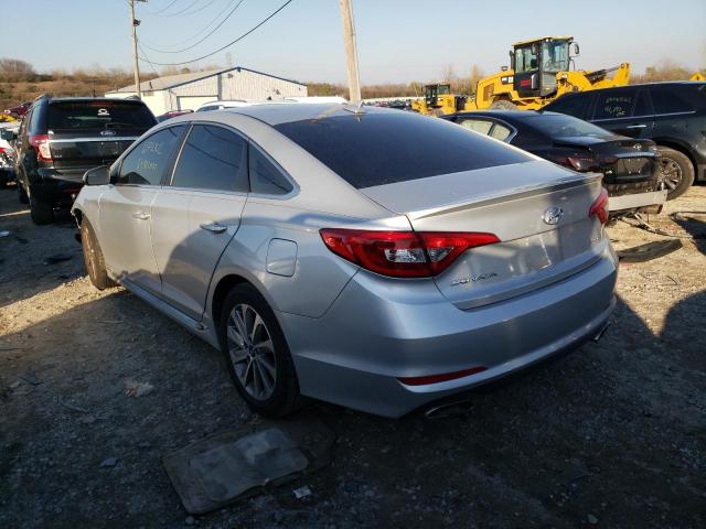 Photo 3 from auction – 2017 HYUNDAI SONATA SPO with VIN 5NPE34AF0HH550367