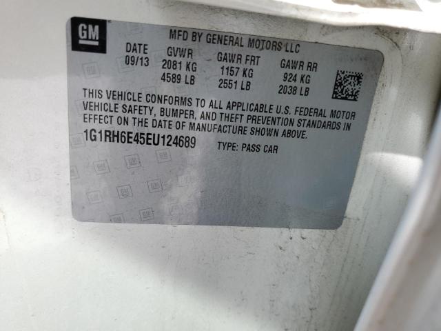 Photo 10 from auction – 2014 CHEVROLET VOLT with VIN 1G1RH6E45EU124689