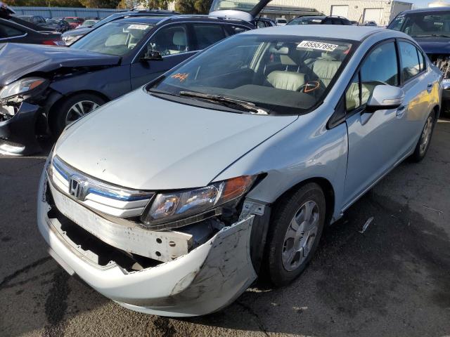 Photo 2 from auction – 2012 HONDA CIVIC HYBR with VIN JHMFB4F31CS006832