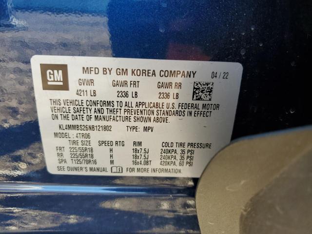 Photo 10 from auction – 2022 BUICK ENCORE GX with VIN KL4MMBS26NB121802