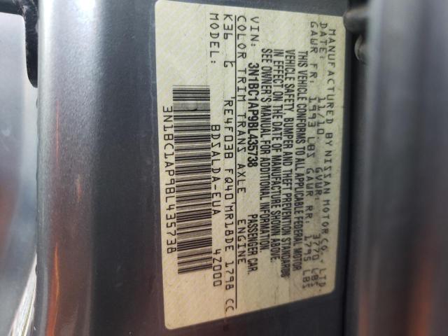 Photo 10 from auction – 2011 NISSAN VERSA S with VIN 3N1BC1AP9BL435738