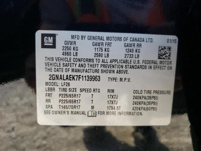 Photo 10 from auction – 2015 CHEVROLET EQUINOX LS with VIN 2GNALAEK7F1139963