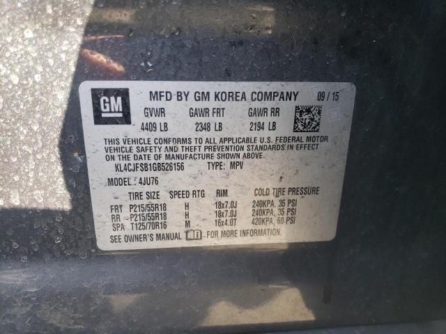 Photo 10 from auction – 2016 BUICK ENCORE CON with VIN KL4CJFSB1GB526156