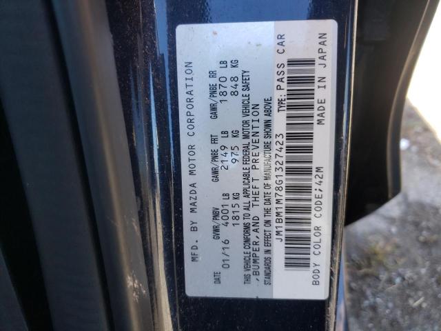 Photo 10 from auction – 2016 MAZDA 3 TOURING with VIN JM1BM1M78G1327423