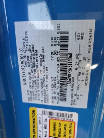 Photo 10 from auction – 2022 FORD MUSTANG GT with VIN 1FA6P8CF2N5118068