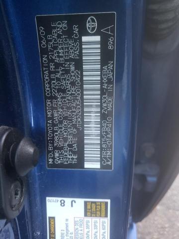 Photo 10 from auction – 2010 TOYOTA PRIUS with VIN JTDKN3DU5A0010422