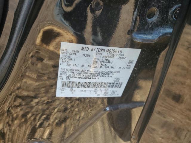 Photo 10 from auction – 2008 FORD EDGE LIMIT with VIN 2FMDK49CX8BA94412