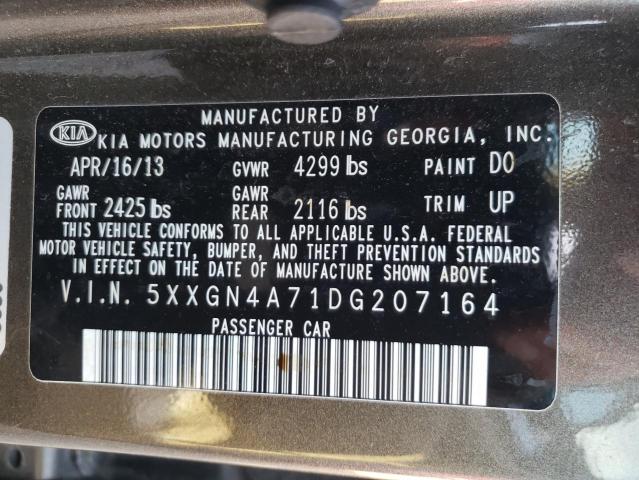 Photo 10 from auction – 2013 KIA OPTIMA EX with VIN 5XXGN4A71DG207164