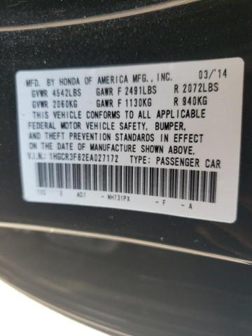 Photo 10 from auction – 2014 HONDA ACCORD EXL with VIN 1HGCR3F82EA027172
