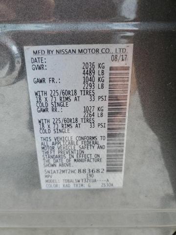 Photo 10 from auction – 2017 NISSAN ROGUE S with VIN 5N1AT2MT2HC883682