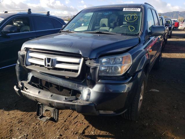 Photo 9 from auction – 2006 HONDA PILOT EX with VIN 2HKYF18466H562141