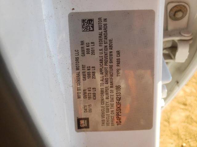 Photo 10 from auction – 2015 BUICK VERANO with VIN 1G4PP5SK3F4213186