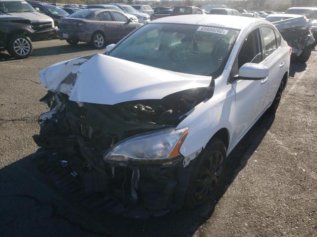 Photo 2 from auction – 2015 NISSAN SENTRA S with VIN 3N1AB7AP0FL665000