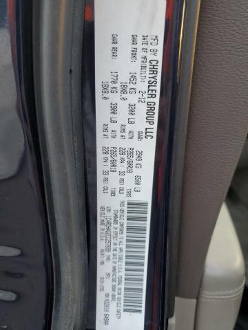 Photo 10 from auction – 2012 DODGE DURANGO SX with VIN 1C4RDHAG2CC257699