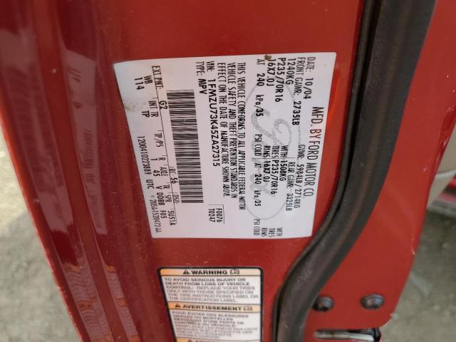 Photo 10 from auction – 2005 FORD EXPEDITION with VIN 1FMZU73K45ZA27315
