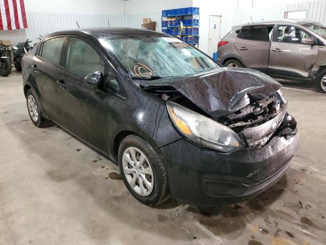 KIA RIO LX 2015 with VIN KNADM4A34F6431854 - Photo from auction