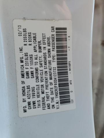 Photo 10 from auction – 2013 HONDA ACCORD EXL with VIN 1HGCR2F80DA123732