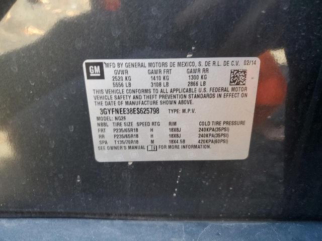 Photo 10 from auction – 2014 CADILLAC SRX LUXURY with VIN 3GYFNEE38ES625798