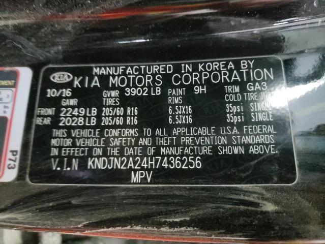 Photo 10 from auction – 2017 KIA SOUL with VIN KNDJN2A24H7436256