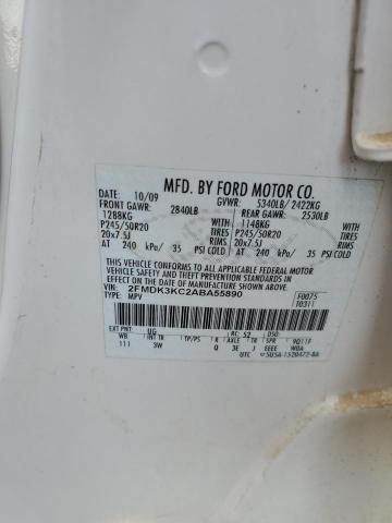 Photo 10 from auction – 2010 FORD EDGE LIMIT with VIN 2FMDK3KC2ABA55890