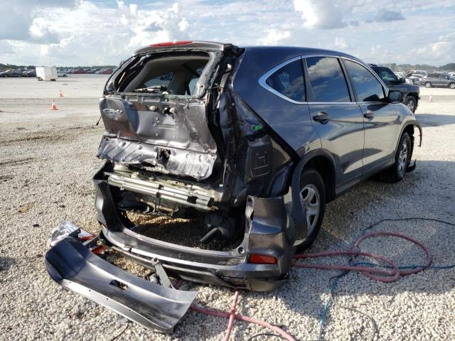 Photo 4 from auction – 2016 HONDA CR-V LX with VIN 2HKRM3H35GH516475