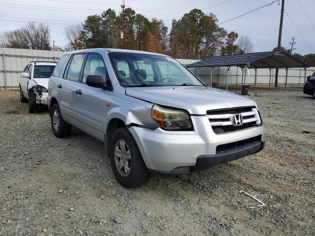 HONDA PILOT LX 2007 with VIN 5FNYF28187B020499 - Photo from auction