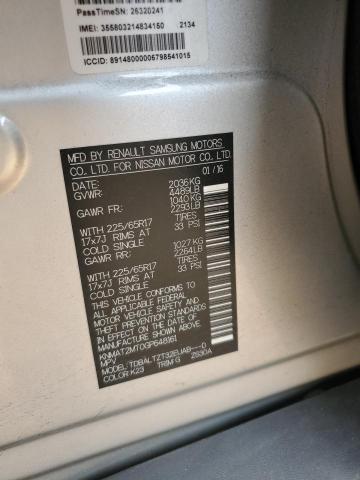 Photo 10 from auction – 2016 NISSAN ROGUE S with VIN KNMAT2MT0GP648161