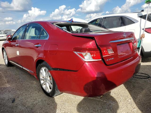 Photo 3 from auction – 2010 LEXUS ES 350 with VIN JTHBK1EG0A2394229