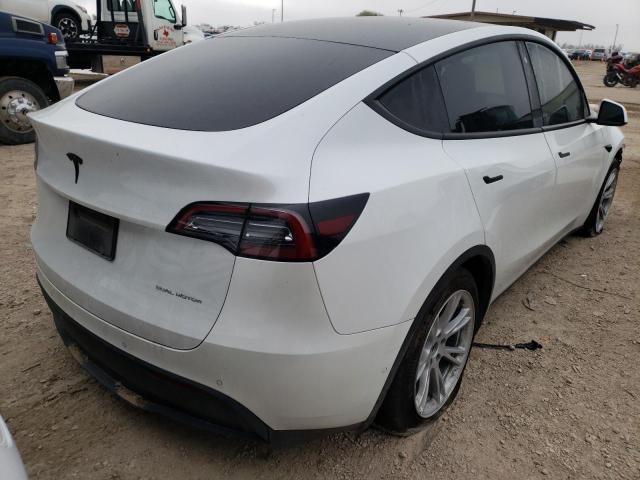Photo 4 from auction – 2022 TESLA MODEL Y with VIN 7SAYGDEE5NF332103