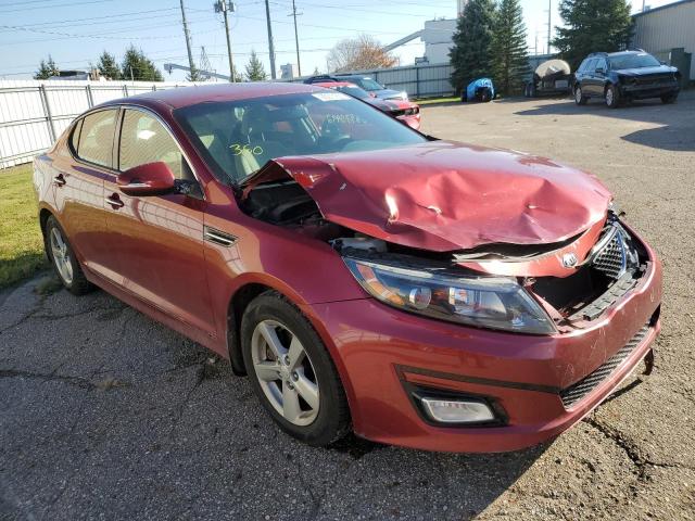 KIA OPTIMA LX 2014 with VIN 5XXGM4A76EG338482 - Photo from auction