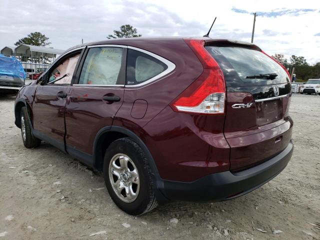 Photo 3 from auction – 2012 HONDA CR-V LX with VIN 5J6RM3H36CL031469