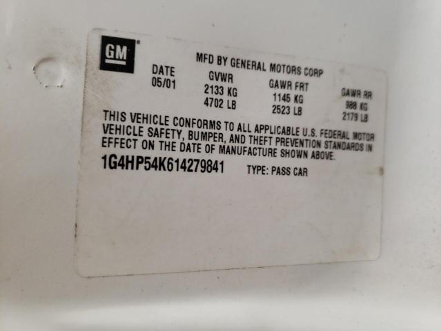Photo 10 from auction – 2001 BUICK LESABRE CU with VIN 1G4HP54K614279841