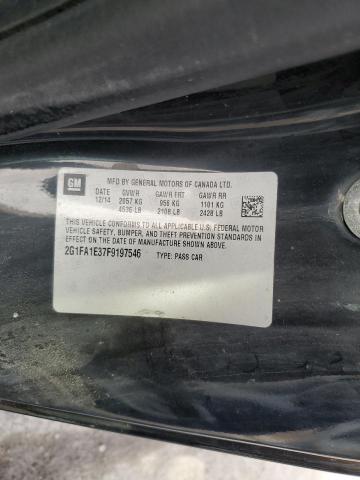 Photo 10 from auction – 2015 CHEVROLET CAMARO LS with VIN 2G1FA1E37F9197546