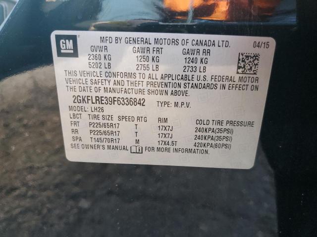 Photo 10 from auction – 2015 GMC TERRAIN SL with VIN 2GKFLRE39F6336842