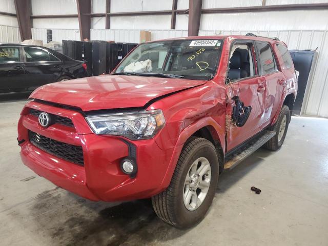 Photo 2 from auction – 2019 TOYOTA 4RUNNER SR with VIN JTEBU5JR7K5724115