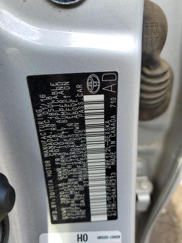 Photo 10 from auction – 2016 TOYOTA COROLLA L with VIN 2T1BURHE5GC601325