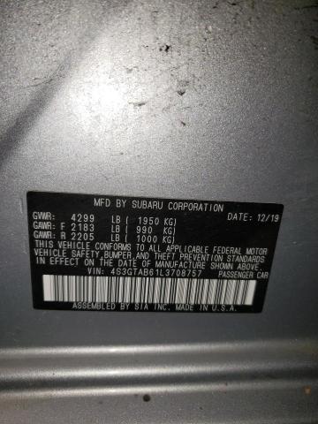 Photo 10 from auction – 2020 SUBARU IMPREZA with VIN 4S3GTAB61L3708757