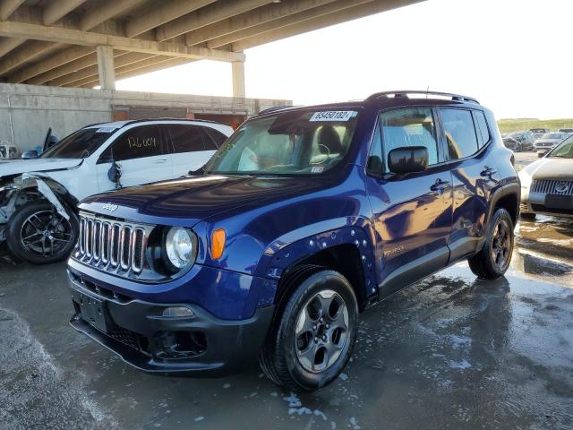 Photo 2 from auction – 2018 JEEP RENEGADE S with VIN ZACCJBAB9JPH24125