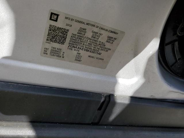 Photo 10 from auction – 2019 CHEVROLET EQUINOX LT with VIN 2GNAXKEV6K6167142