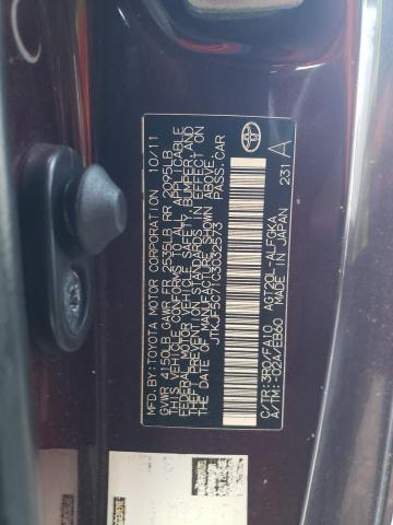 Photo 10 from auction – 2012 TOYOTA SCION TC with VIN JTKJF5C71C3032573