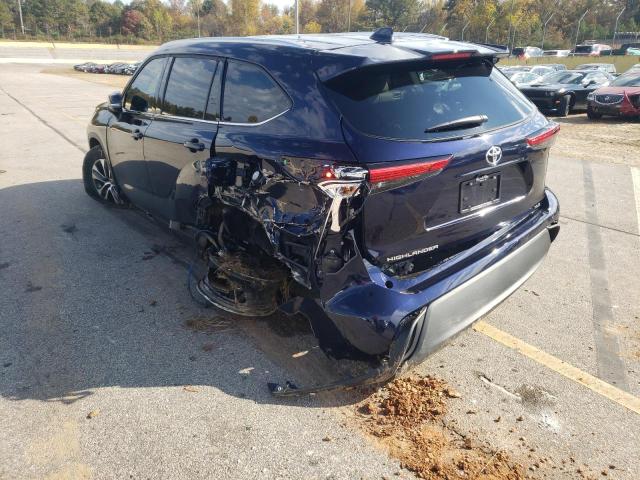 Photo 3 from auction – 2021 TOYOTA HIGHLANDER with VIN 5TDGZRAH3MS083326