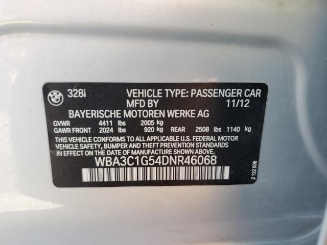 Photo 10 from auction – 2013 BMW 328 I SULE with VIN WBA3C1G54DNR46068
