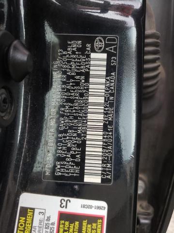 Photo 10 from auction – 2013 TOYOTA COROLLA BA with VIN 2T1BU4EE0DC090710