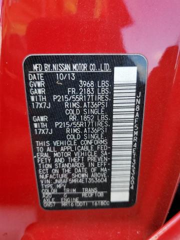 Photo 10 from auction – 2014 NISSAN JUKE S with VIN JN8AF5MR4ET353604