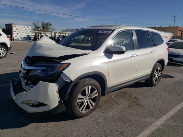 HONDA PILOT EXLN 2016 with VIN 5FNYF5H70GB034595 - Photo from auction