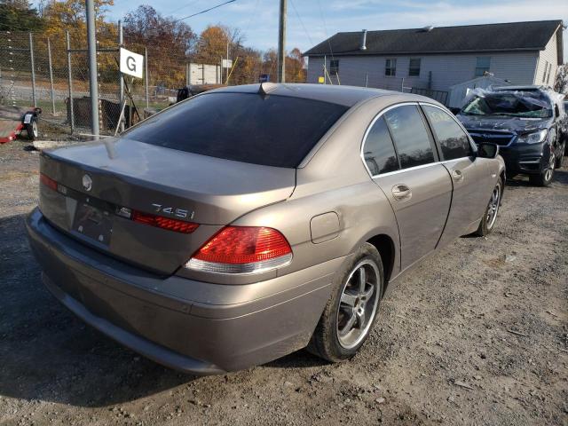 Photo 4 from auction – 2004 BMW 745 I with VIN WBAGL63454DP71427