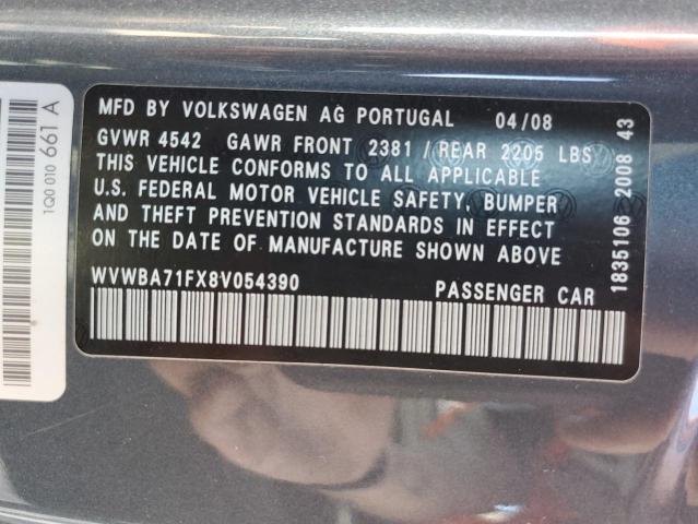 Photo 10 from auction – 2008 VOLKSWAGEN EOS TURBO with VIN WVWBA71FX8V054390