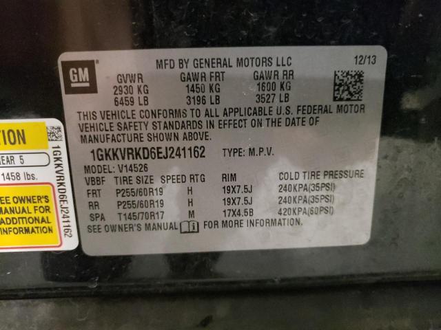 Photo 10 from auction – 2014 GMC ACADIA SLT with VIN 1GKKVRKD6EJ241162