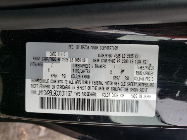 Photo 10 from auction – 2012 MAZDA 5 with VIN JM1CW2BL9C0101167
